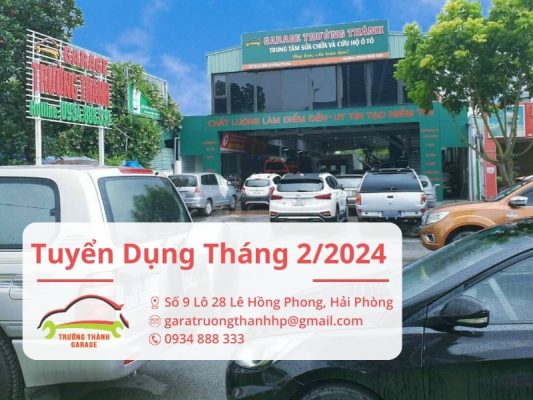 gara trường thành tuyển dụng tháng 2/2024