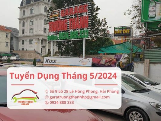 gara trường thành tuyển dụng thợ kỹ thuật